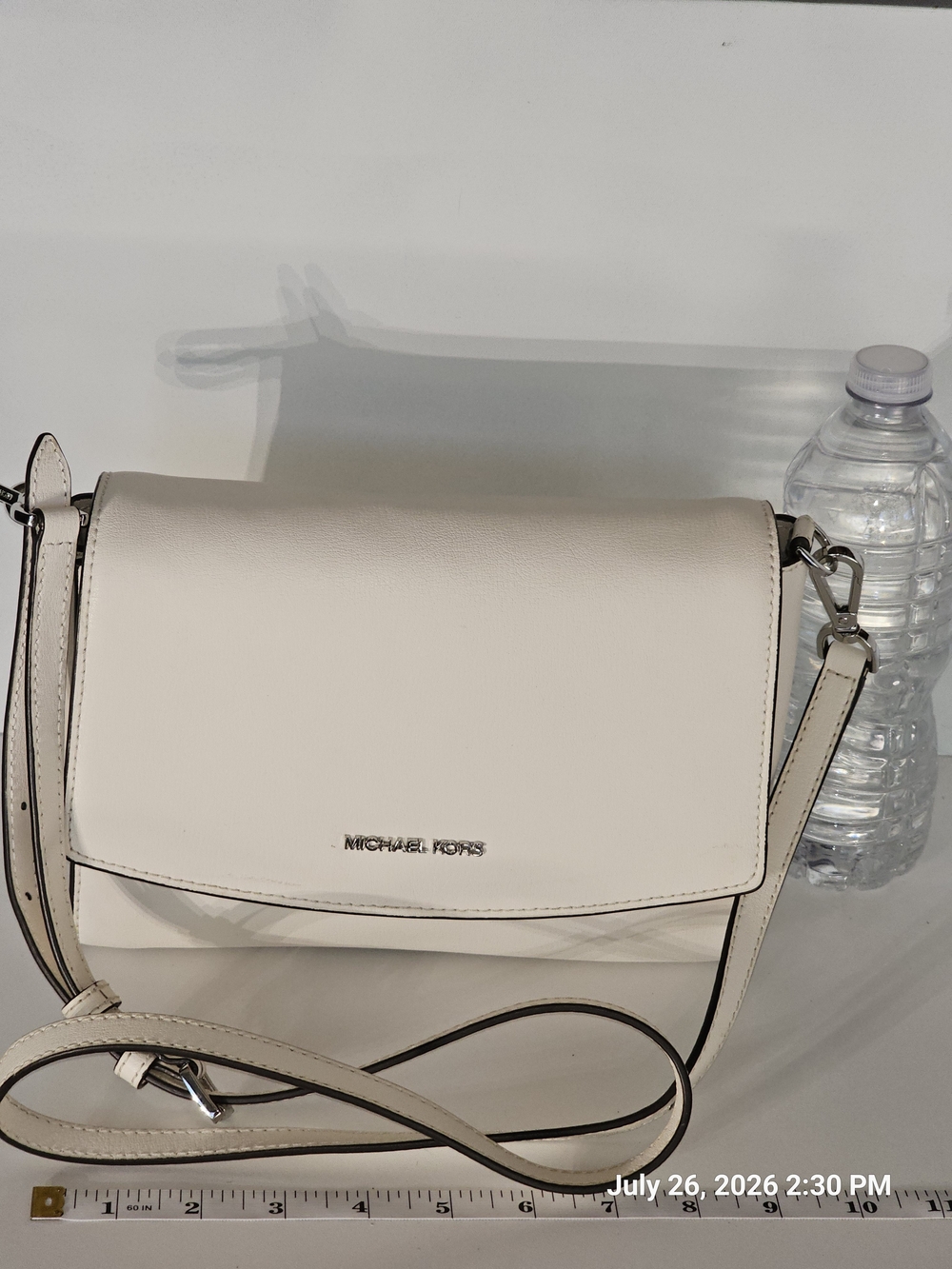 Michael Kors Cream Crossbody with Black Trim - Picture 3 of 5